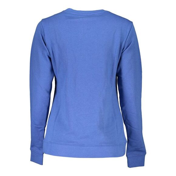 Cavalli Class Crew Neck Sweatshirt CA26750 Women Blue Sweaters - Picture 2 of 2
